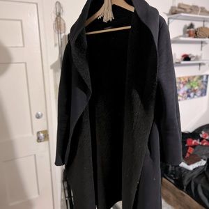 Japanese Hand-Made Designer Jacket with Over-sized Hoodie